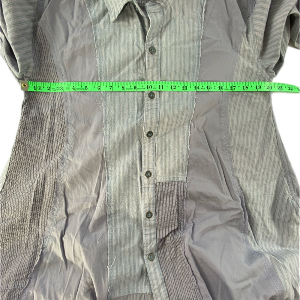 Free People We The Free Remade Dress Shirt Blue Lavender Small NWOT - Picture 11 of 16